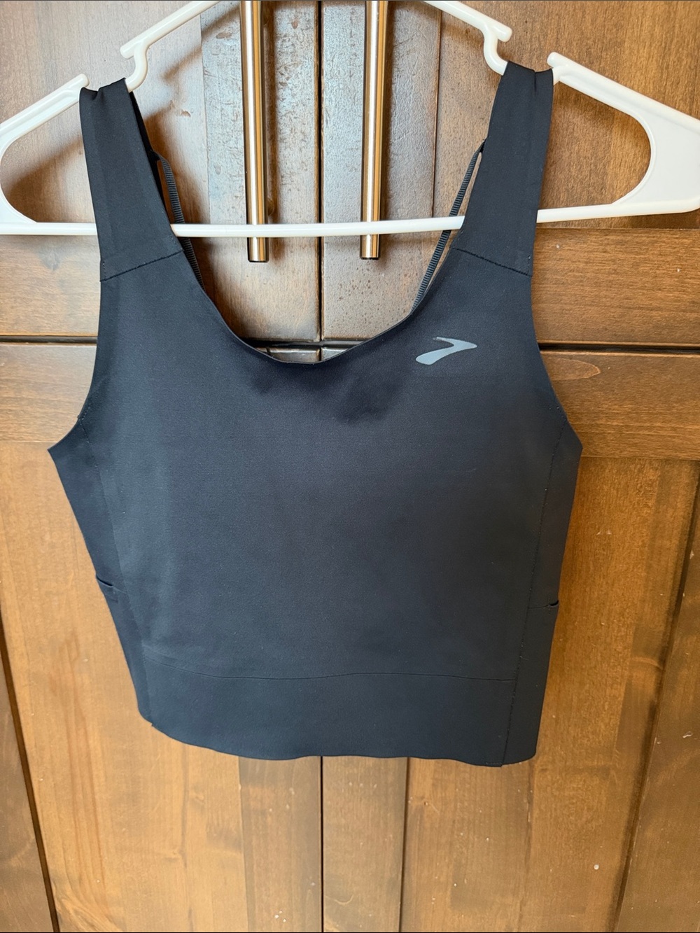Brooks Running Crop Top -Black